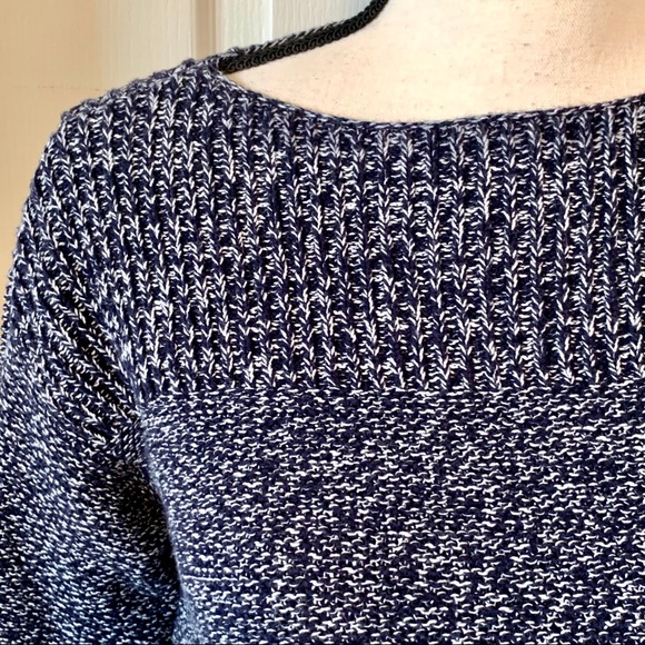 LOFT Petites Marbled Boatneck Sweater—SZ. XXSP - Picture 2 of 14